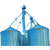 track grain bin, silo with bushel converter